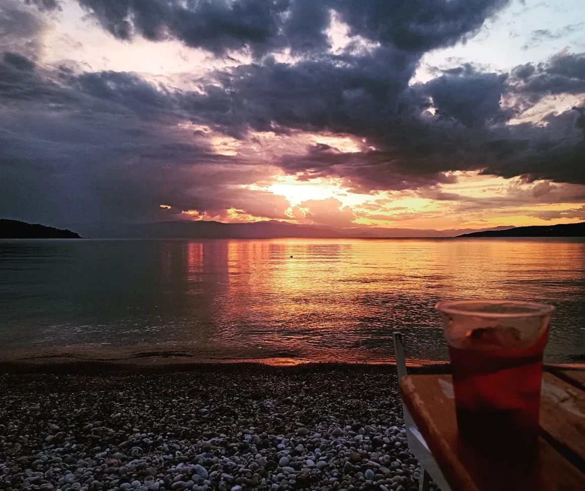 Salty Beach bar at Ververoda Beach (4km)